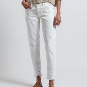 Moussy MV Kelly Tapered White Jeans
